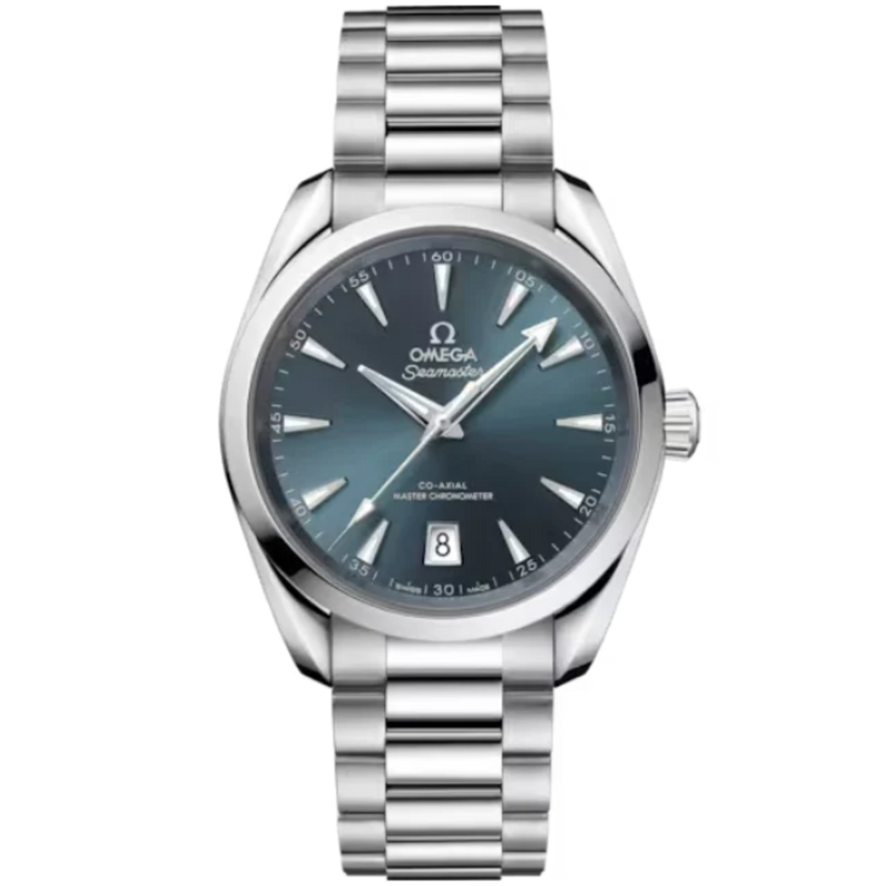 SEAMASTER AQUA TERRA SHADES 38 MM STAINLESS STEEL WITH ATLANTIC BLUE DIAL - Omega
