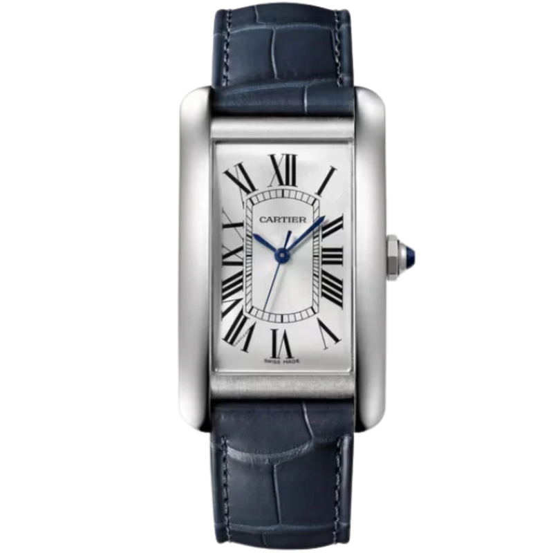 TANK 46 mm AMÉRICAINE WATCH SILVER STAINLESS STEEL - Cartier