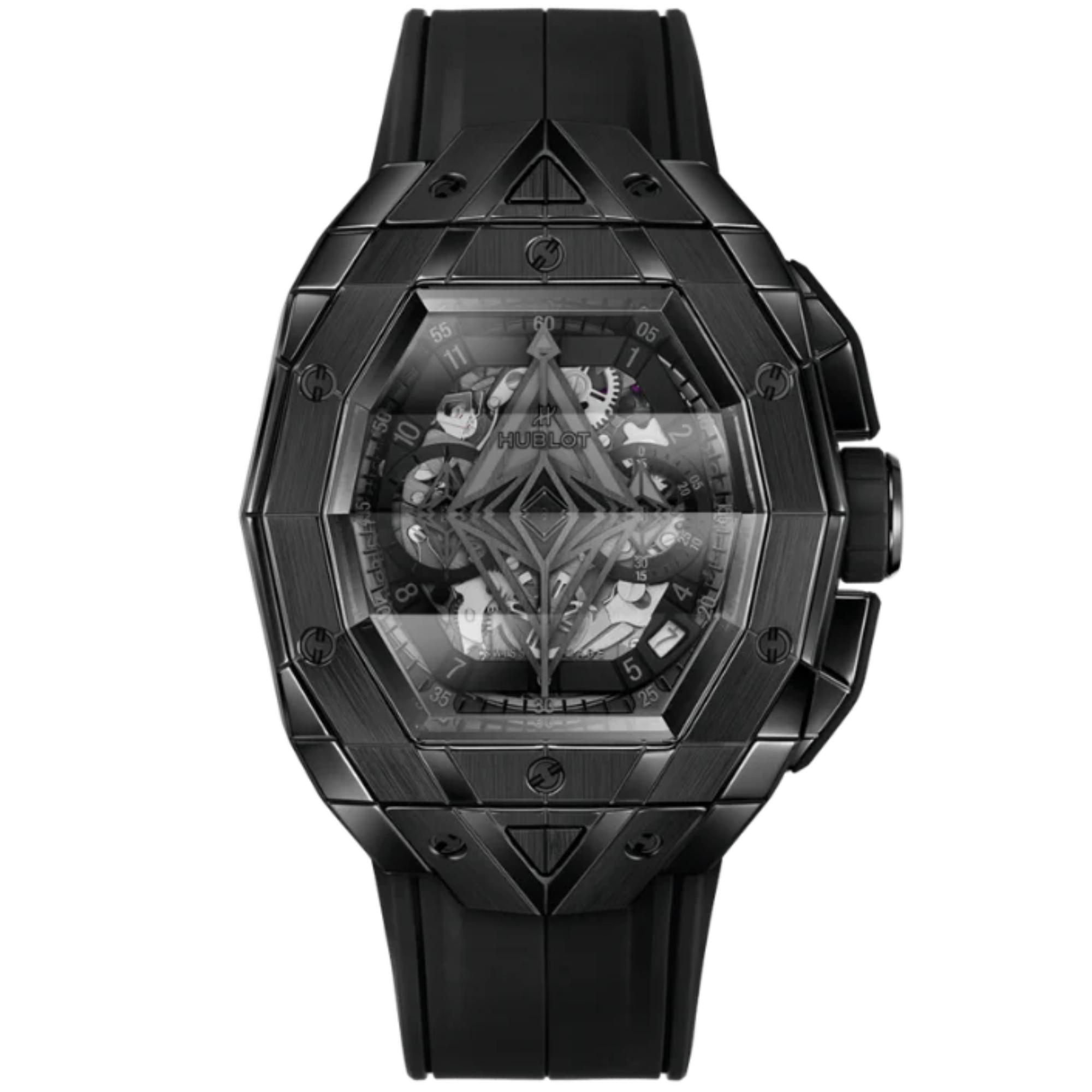 SPIRIT OF BIG BANG 42 MM SANG BLEU ALL BLACK - Hublot