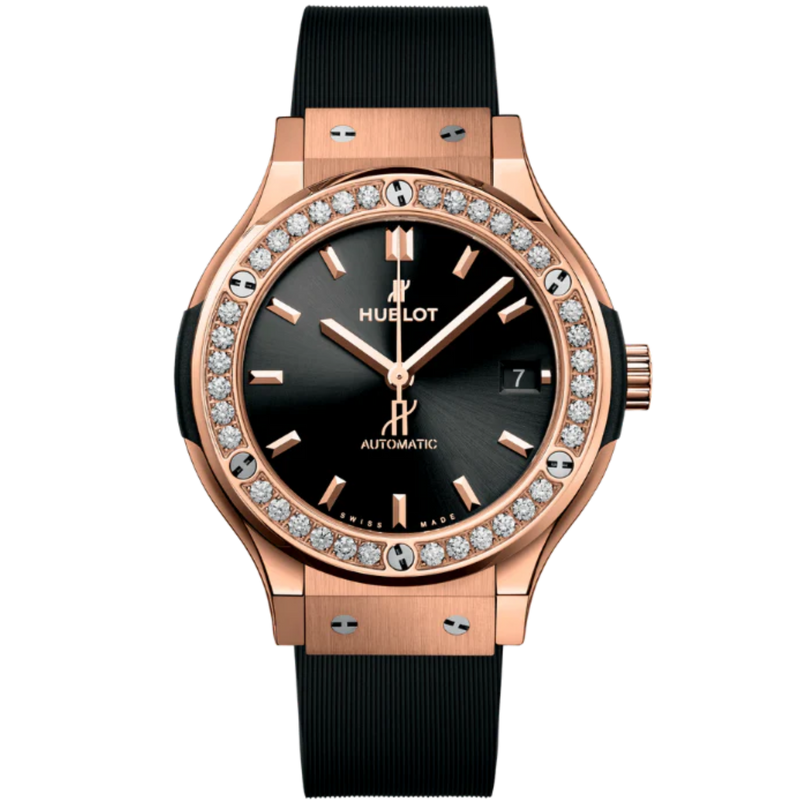 CLASSIC FUSION 3-HANDS 33MM KING GOLD DIAMONDS - Hublot