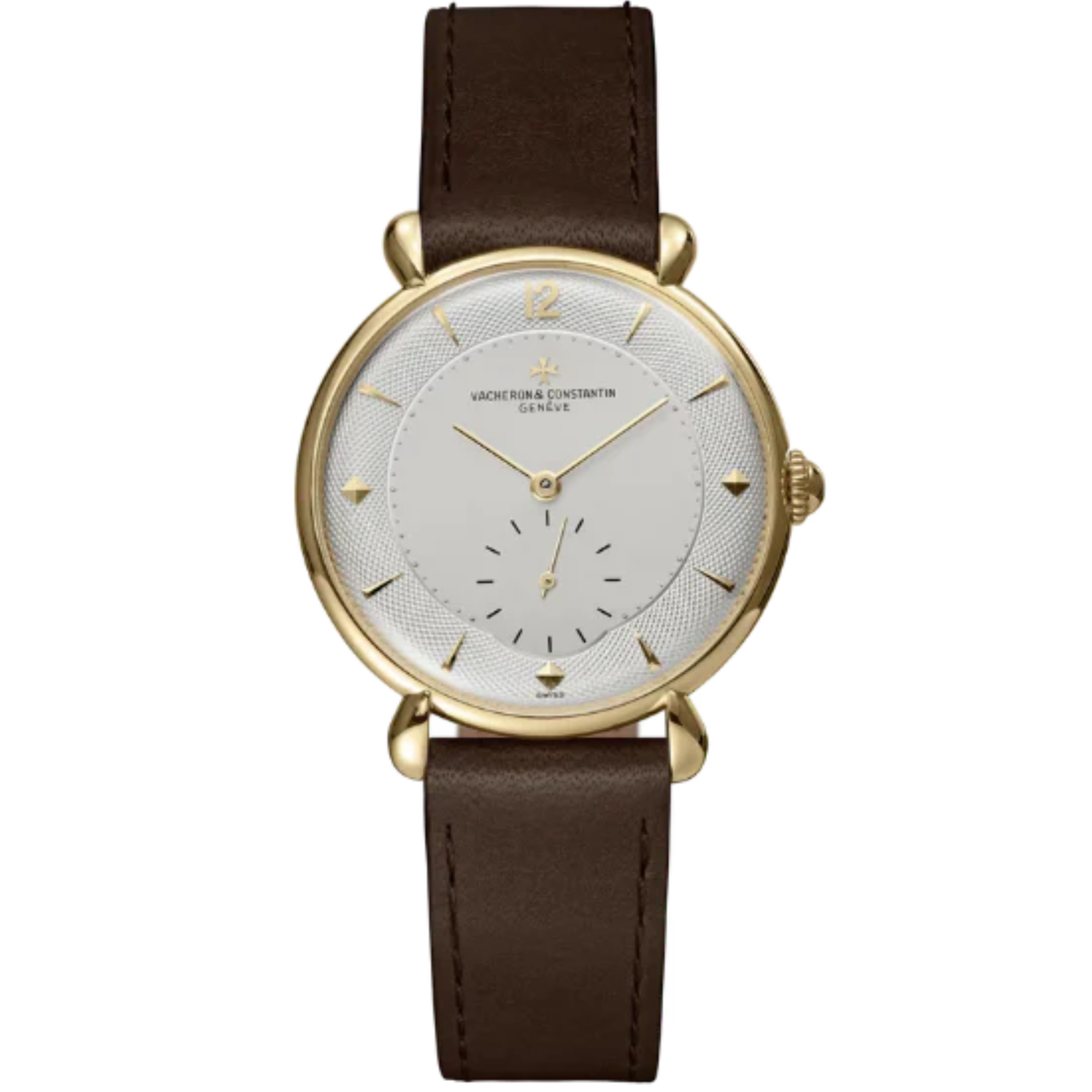 LES COLLECTIONNEURS TEARDROP 35 MM 18K YELLOW GOLD WITH SILVER GUILLOCHE DIAL - Vacheron Constantin