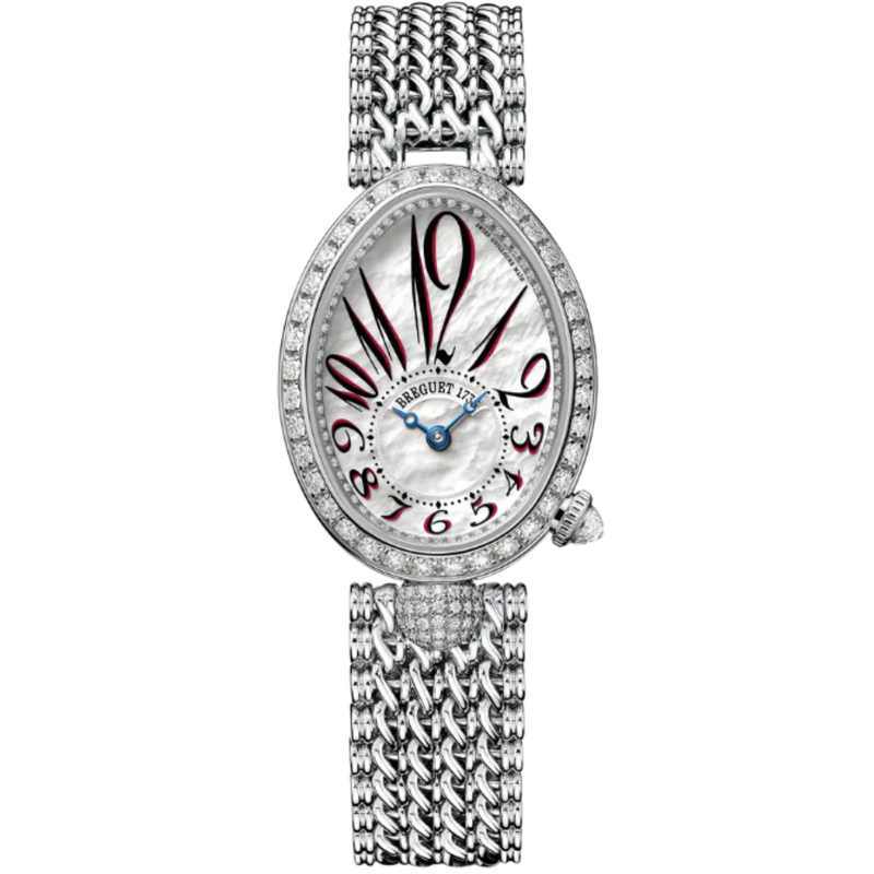 REINE DE NAPLES 8928 33 MM WHITE GOLD WITH MOTHER OF PEARL DIAL - Breguet
