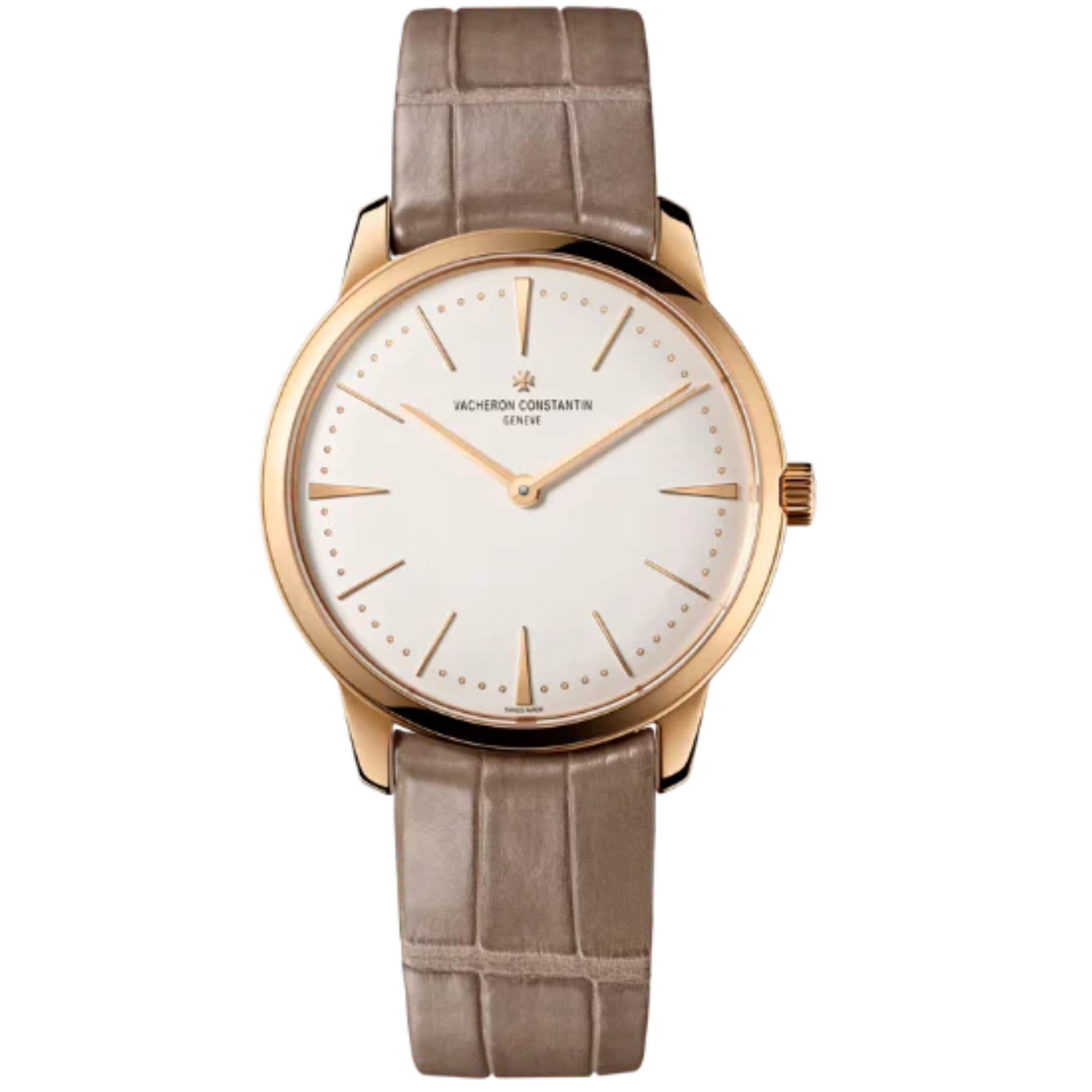 PATRIMONY MANUAL WINDING 36 MM PINK GOLD WITH WHITE BRASS DIAL - Vacheron Constantin