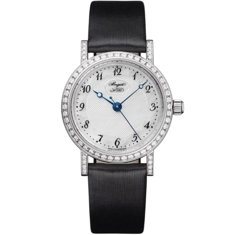 CLASSIQUE 8068 30 MM WHITE GOLD WITH MOTHER OF PEARL DIAL - Breguet
