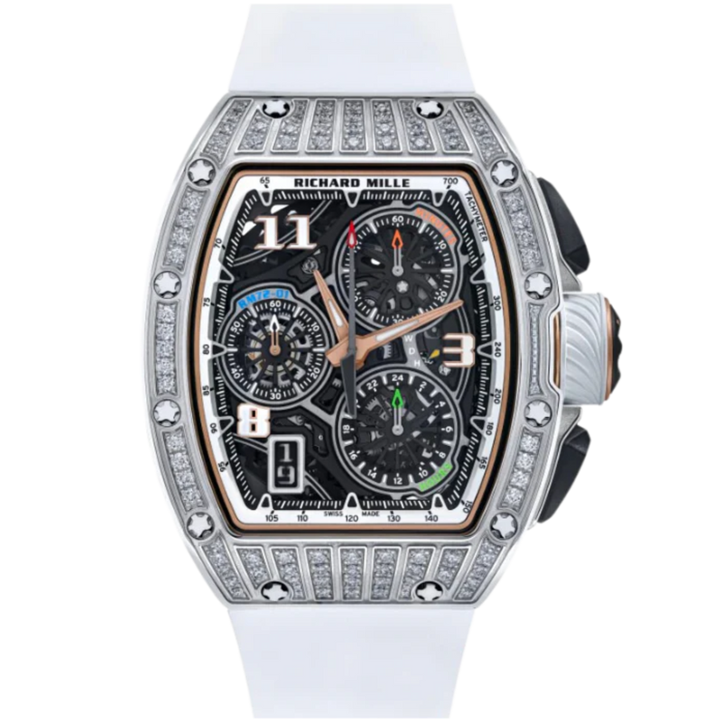 Richard Mille RM72-01 White Gold Medium Set - Richard Mille