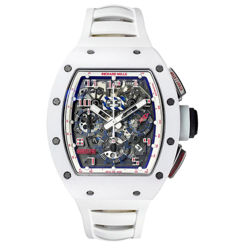 RM 011 "Asia Edition" White Ceramic x Black NTPT Sides - Richard Mille