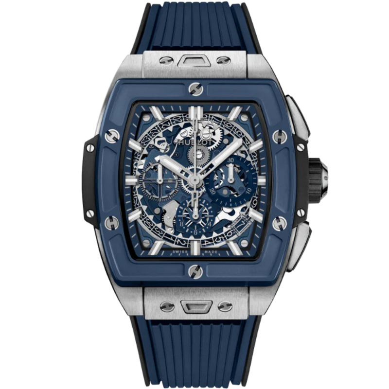 SPIRIT OF BIG BANG 42 MM TITANIUM BLUE CERAMIC - Hublot