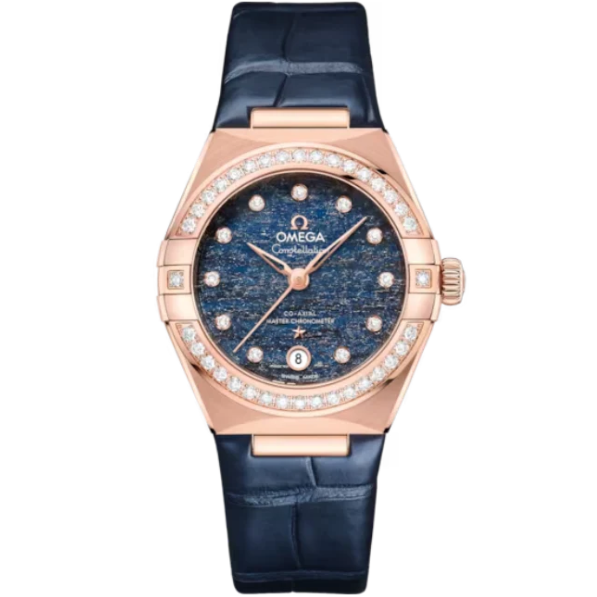 CONSTELLATION 29 MM SEDNA™ GOLD WITH BLUE DIAL - Omega