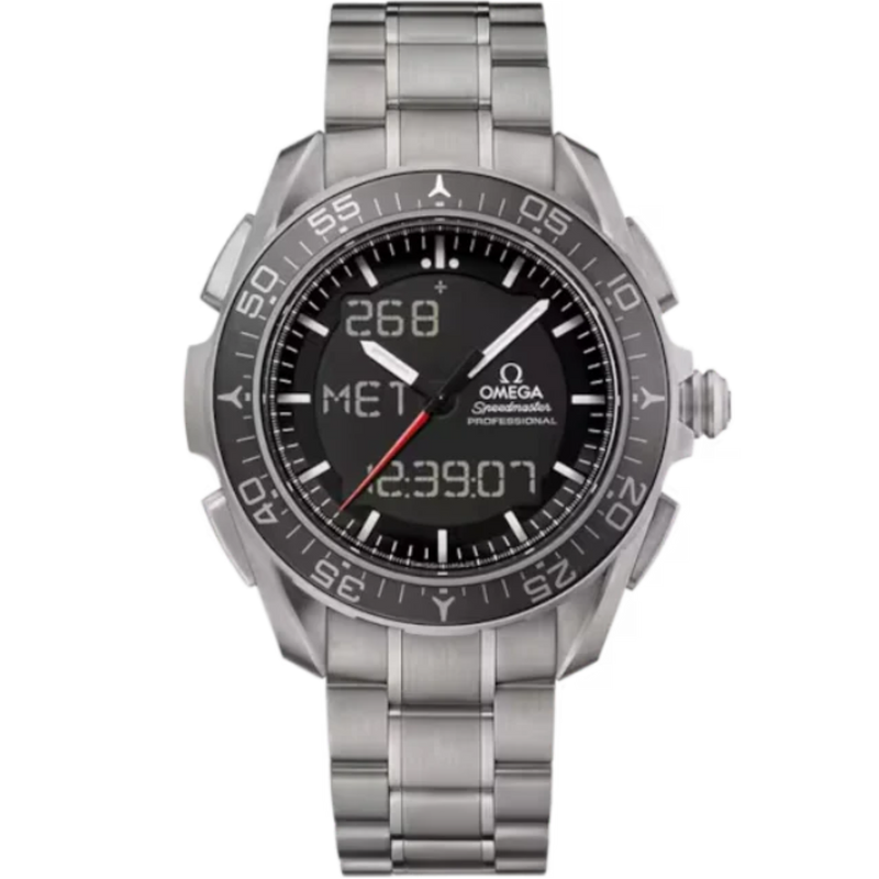 SPEEDMASTER SKYWALKER X‑33 45 MM TITANIUM WITH BLACK DIAL - Omega