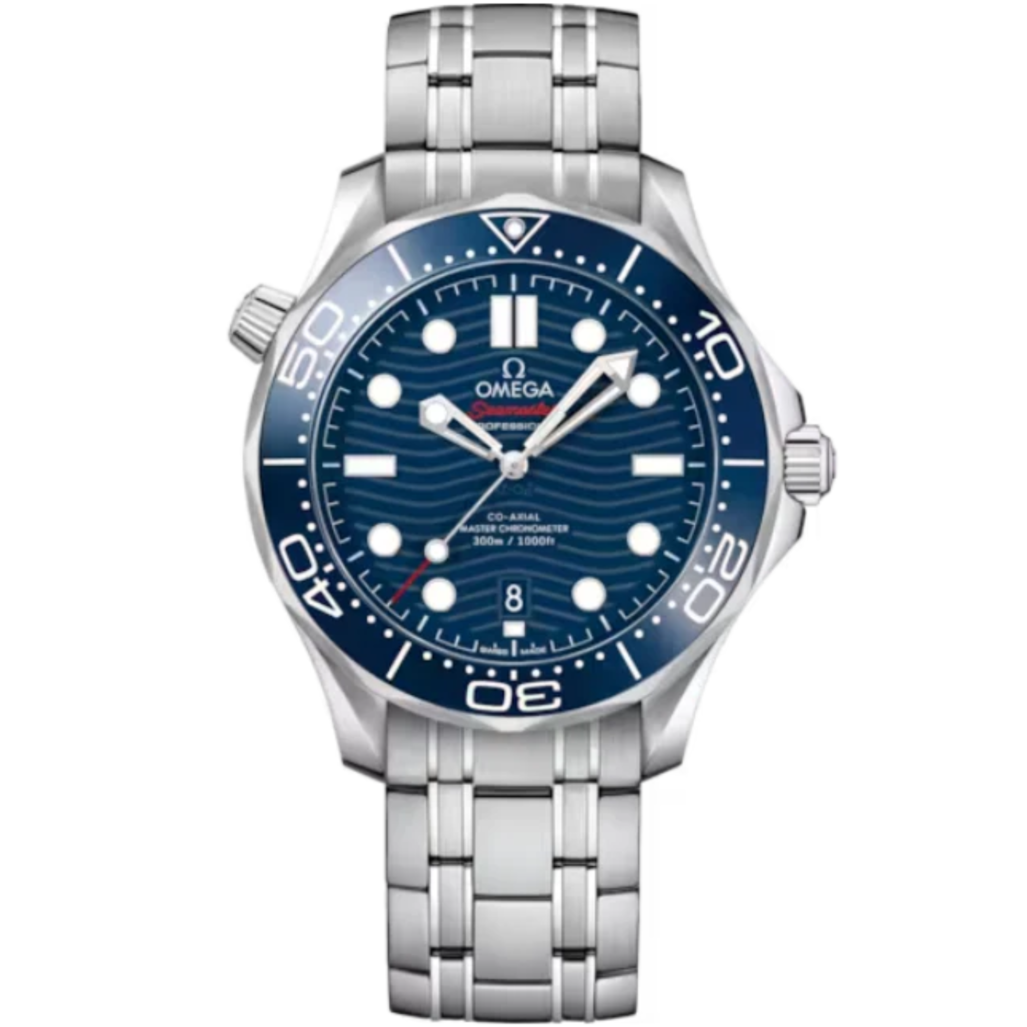 SEAMASTER DIVER 300M 42 MM STAINLESS STEEL WITH BLUE DIAL - Omega