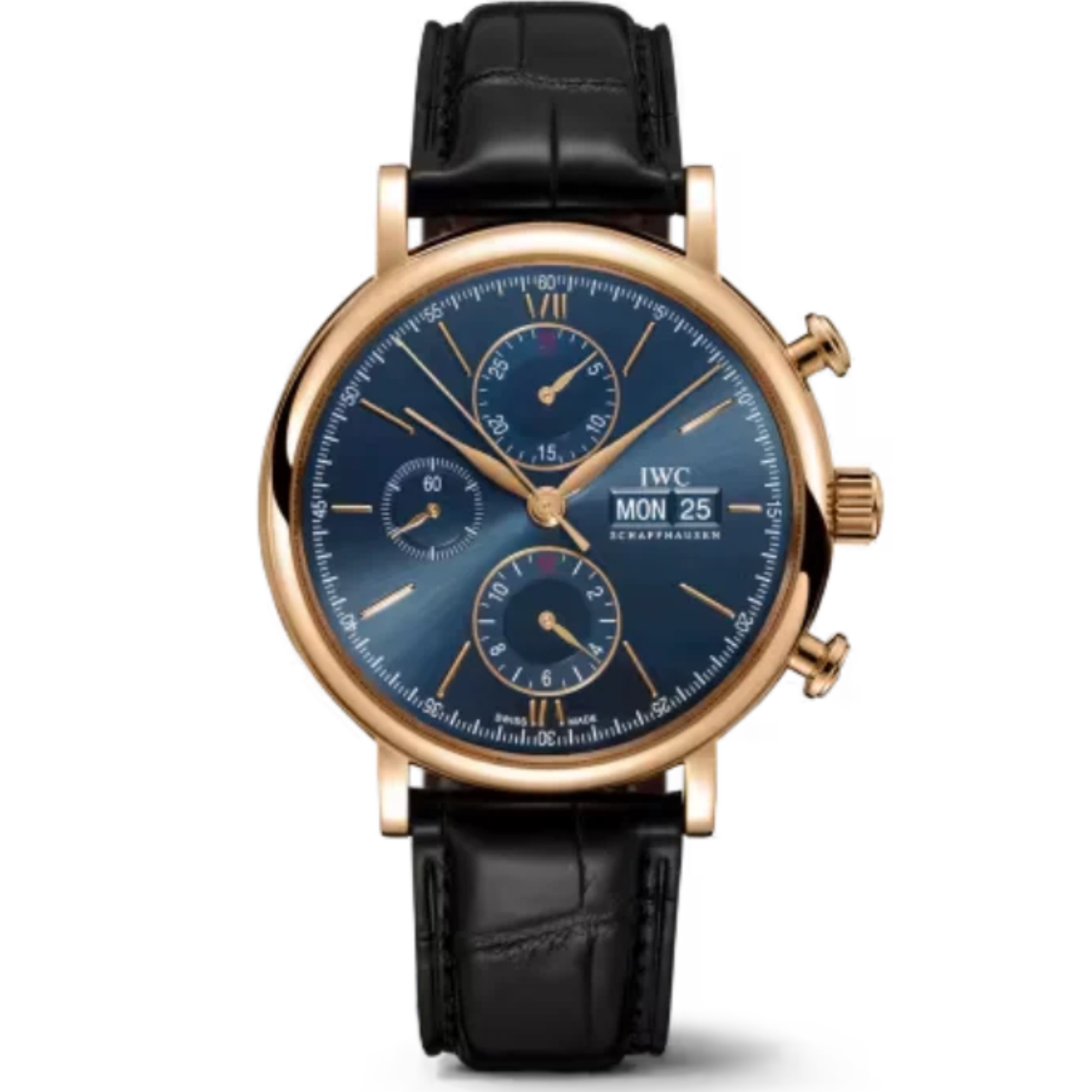 PORTOFINO CHRONOGRAPH 42 MM GOLD WITH BLUE DIAL - IWC