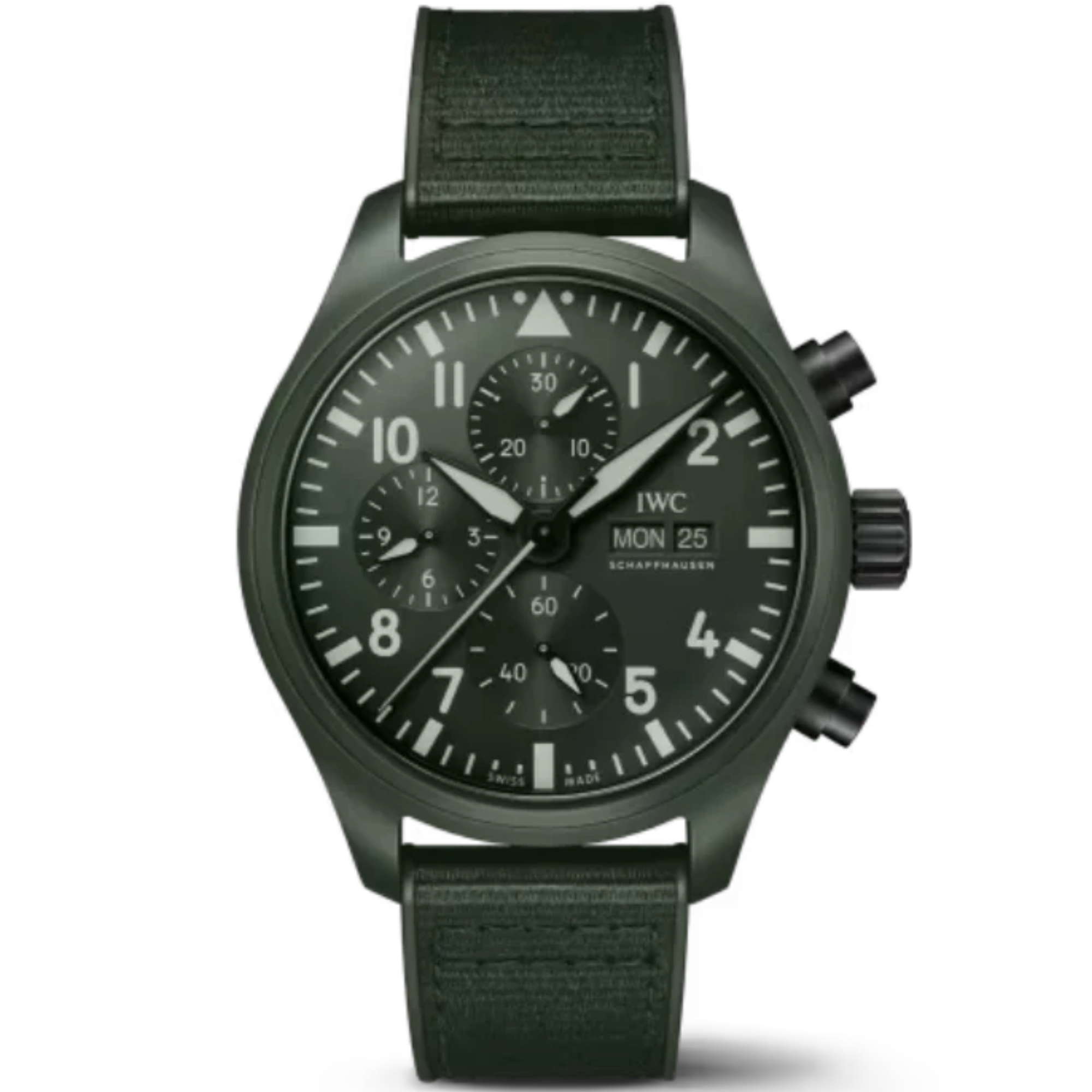 PILOT’S WATCH CHRONOGRAPH TOP GUN EDITION “WOODLAND” 44 MM CERAMIC WITH GREEN DIAL - IWC