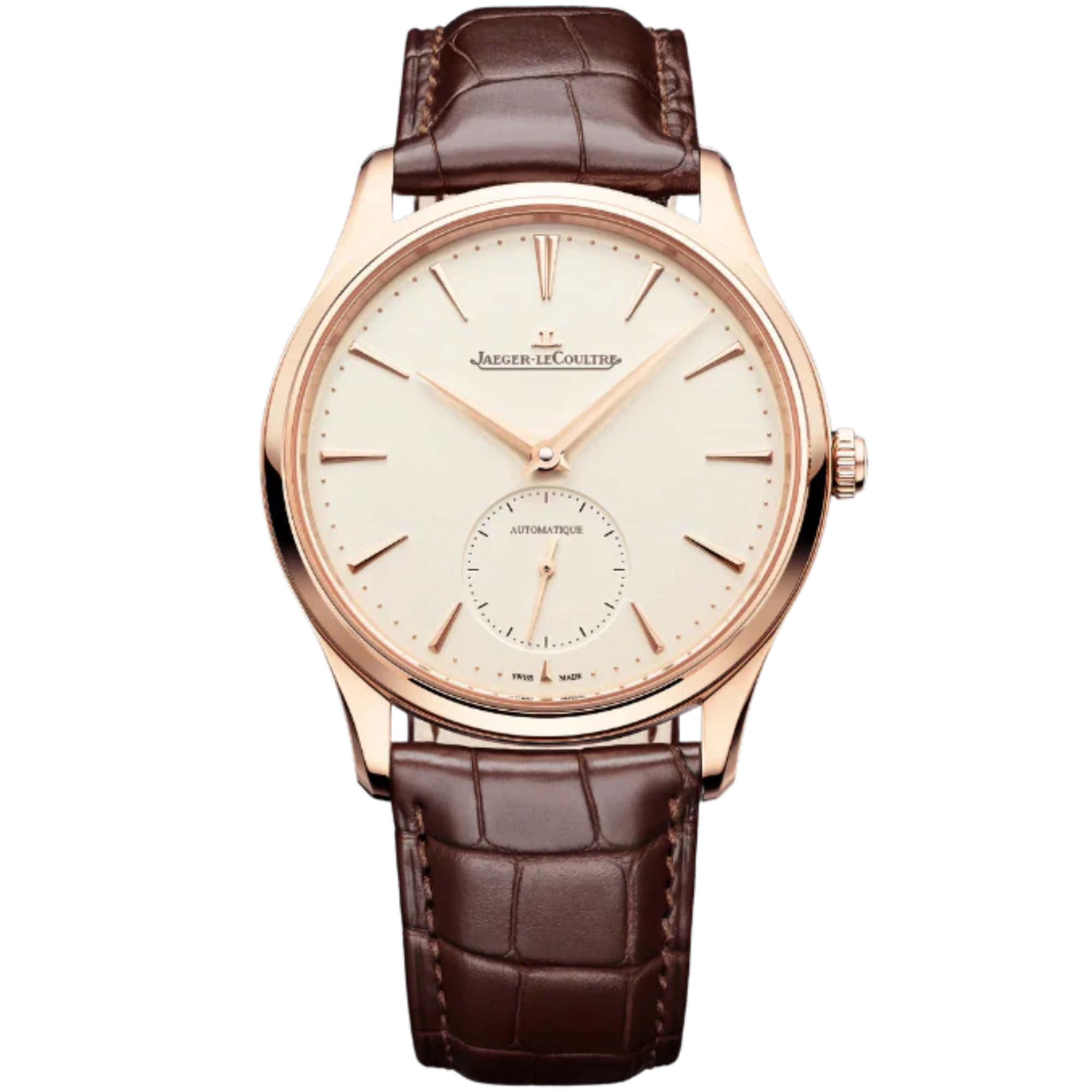 MASTER ULTRA THIN SMALL SECONDS 39 MM 18K ROSE GOLD WITH EGGSHELL BEIGE DIAL - Jaeger-LeCoultre