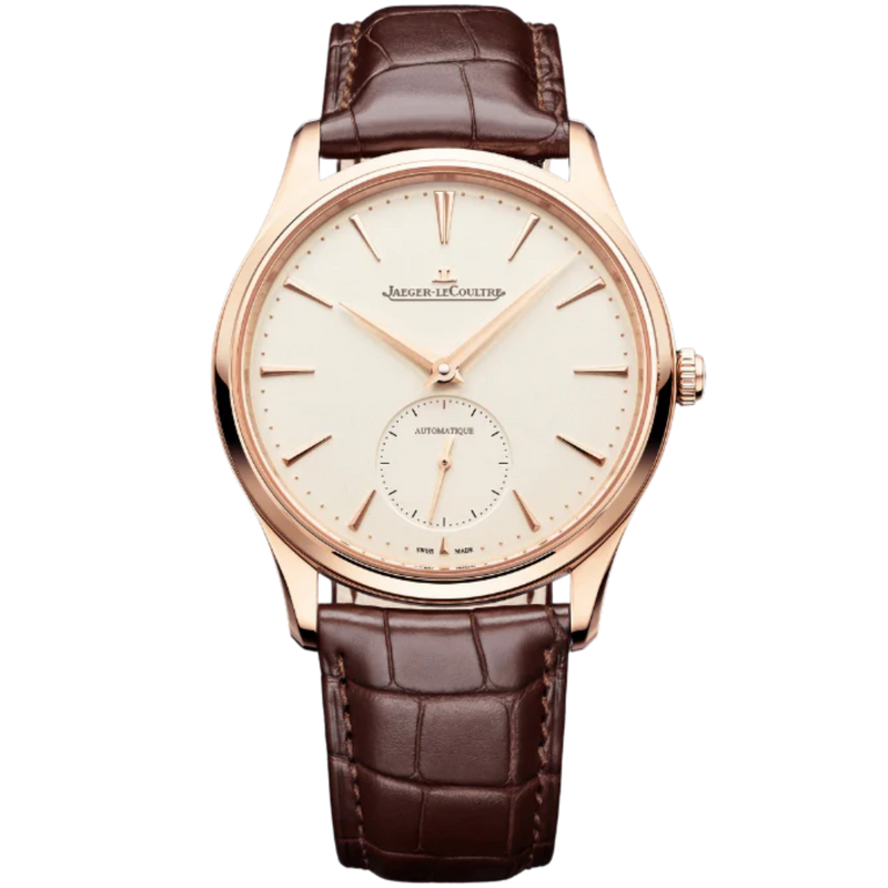 MASTER ULTRA THIN SMALL SECONDS 39 MM 18K ROSE GOLD WITH EGGSHELL BEIGE DIAL - Jaeger-LeCoultre