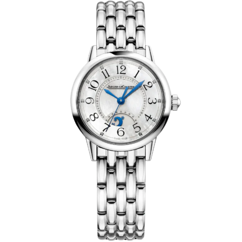 RENDEZ-VOUS CLASSIC NIGHT & DAY 29 MM STAINLESS STEEL WITH SILVER GREY AND MOTHER OF PEARL DIAL - Jaeger-LeCoultre