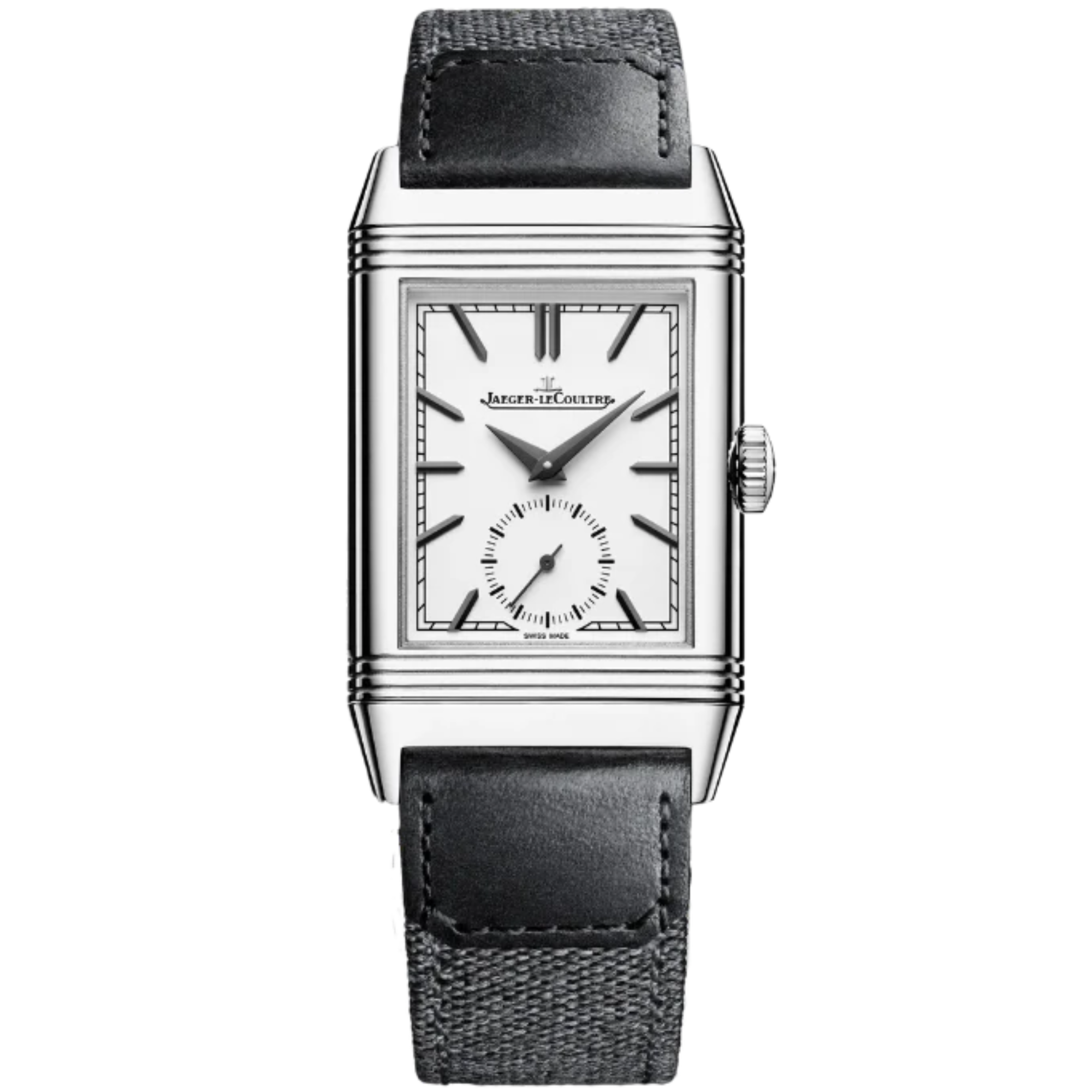 REVERSO TRIBUTE MONOFACE SMALL SECONDS 46 MM STAINLESS STEEL WITH SILVER GREY DIAL - Jaeger-LeCoultre