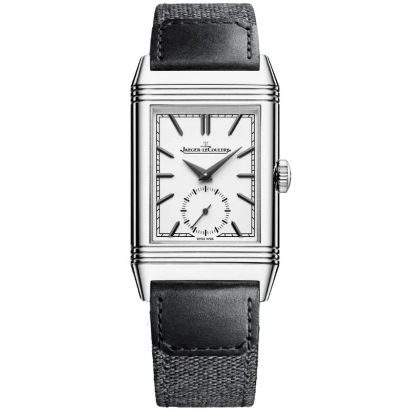 REVERSO TRIBUTE MONOFACE SMALL SECONDS 46 MM STAINLESS STEEL WITH SILVER GREY DIAL - Jaeger-LeCoultre