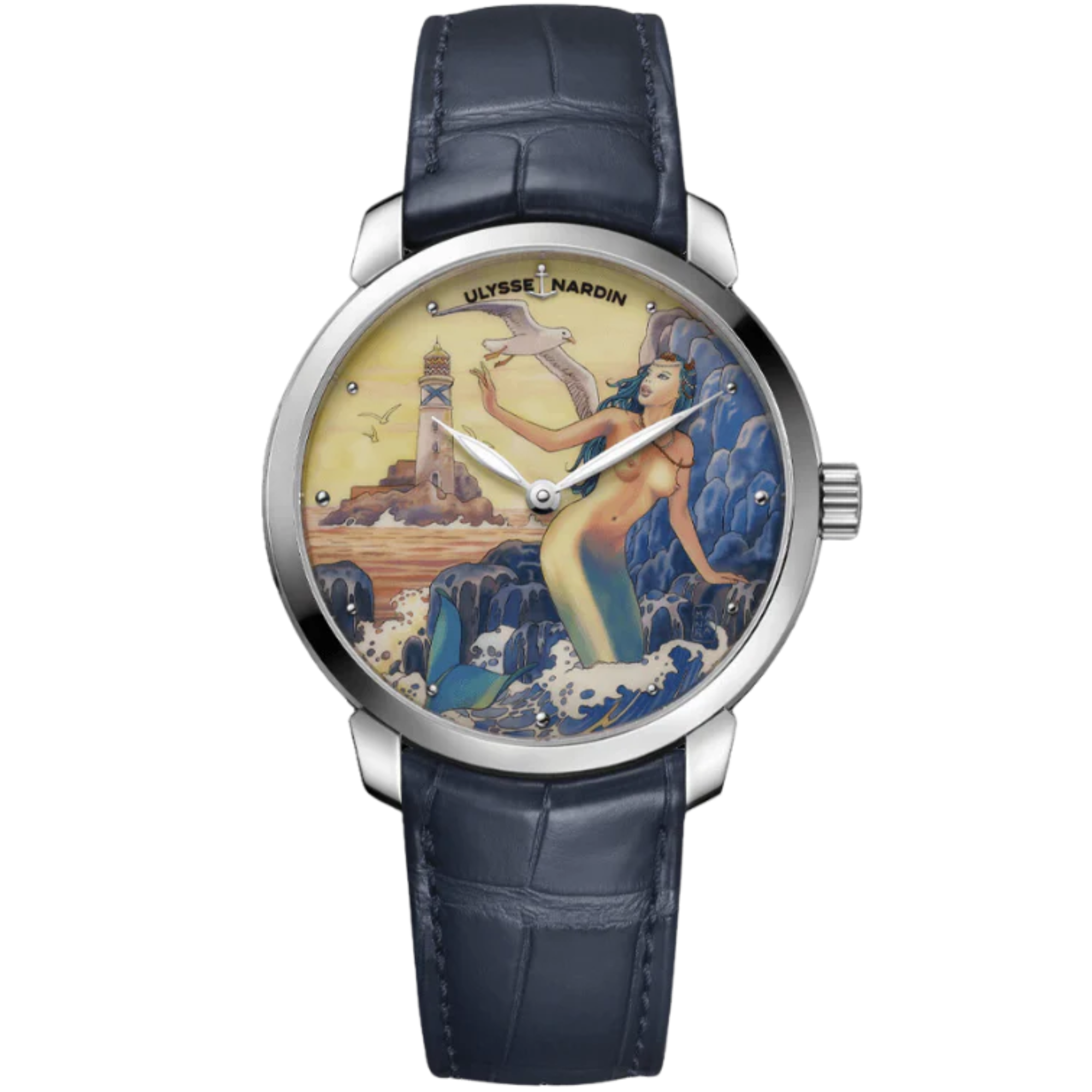CLASSICO MANARA MANUFACTURE 40 MM STAINLESS STEEL WITH WHITE DIAL - Ulysse Nardin