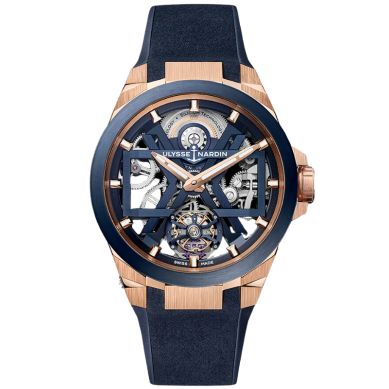 BLAST TOURBILLON 45 MM ROSE GOLD WITH OPEN WORKED DIAL - Ulysse Nardin