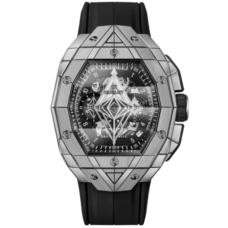 SPIRIT OF BIG BANG 42 MM SANG BLEU TITANIUM - Hublot