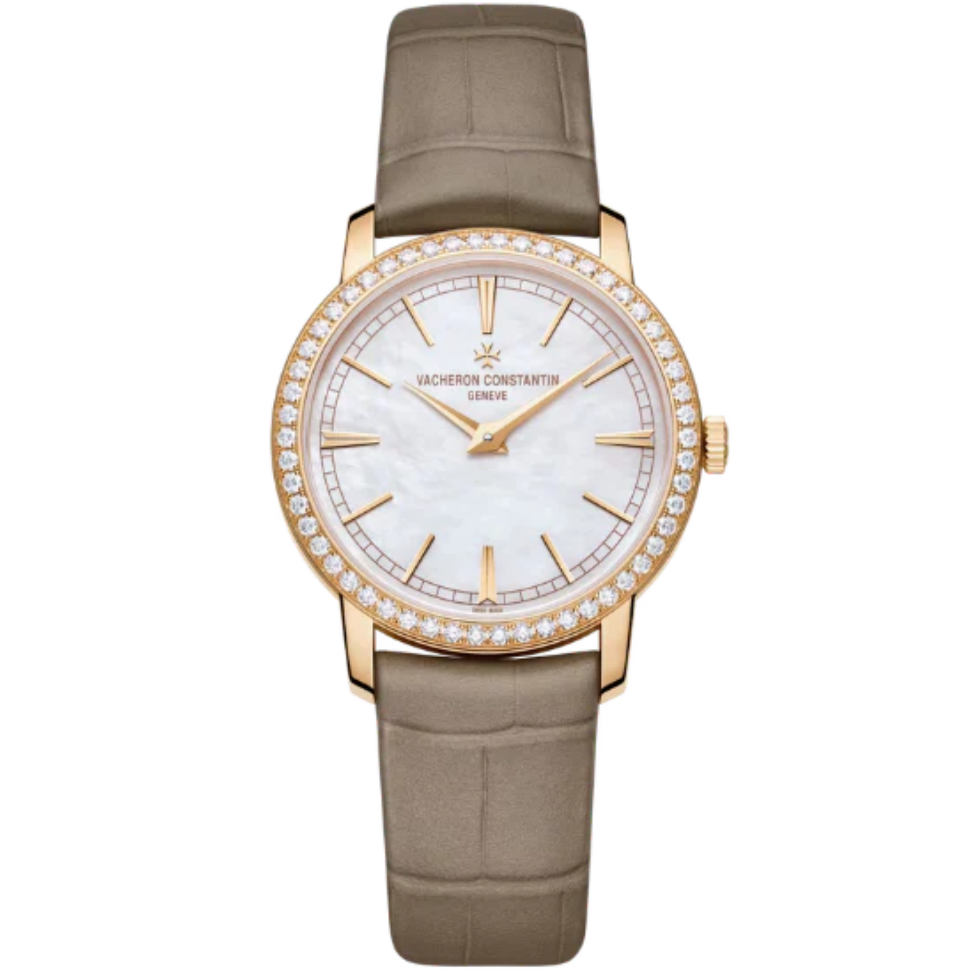 TRADITIONNELLE MANUAL-WINDING 33 MM 18K ROSE GOLD WITH MOTEHR OF PEARL DIAL - Vacheron Constantin