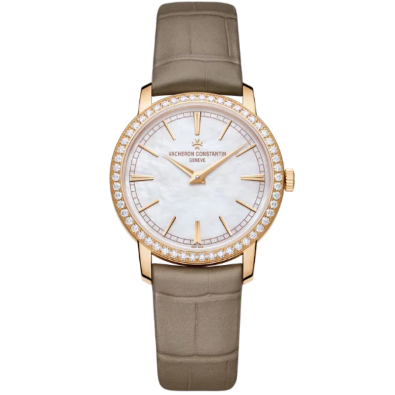 TRADITIONNELLE MANUAL-WINDING 33 MM 18K ROSE GOLD WITH MOTEHR OF PEARL DIAL - Vacheron Constantin