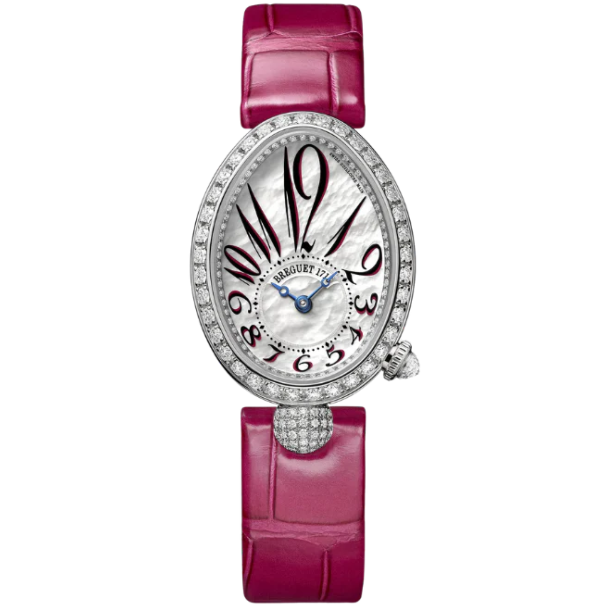 REINE DE NAPLES 8928 33 MM WHITE GOLD WITH MOTHER OF PEARL DIAL - Breguet