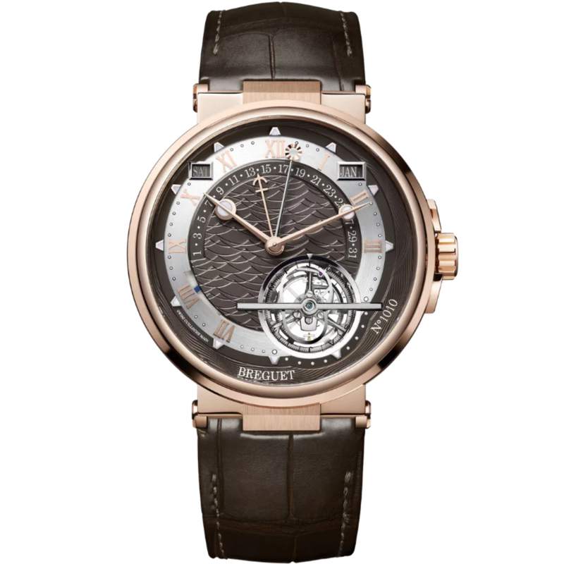 MARINE TOURBILLON EQUATION MARCHANTE 5887 44 MM 18K ROSE GOLD WITH SLATE GREY DIAL - Breguet