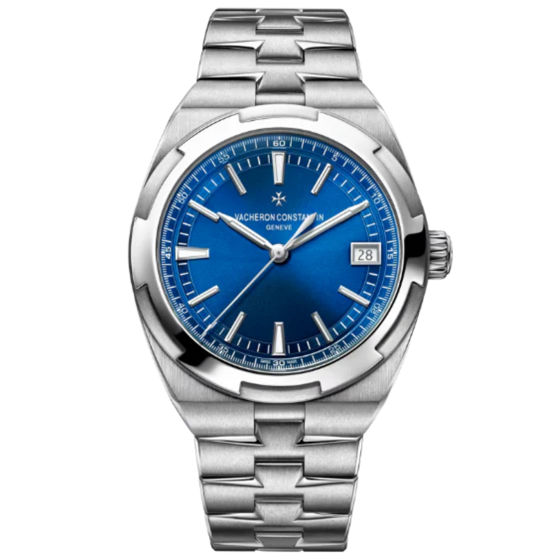 OVERSEAS SELF WINDING 41 MM STAINLESS STEEL WITH BLUE BRASS DIAL - Vacheron Constantin