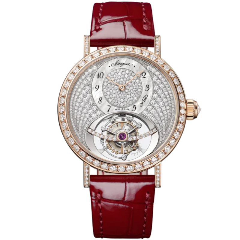 CLASSIQUE TOURBILLON 3358 35 MM 18K ROSE GOLD WITH MOTHER OF PEARL DIAL - Breguet