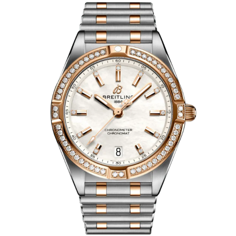 CHRONOMAT 32 MM STAINLESS STEEL WITH MINT GREEN DIAL - Breitling