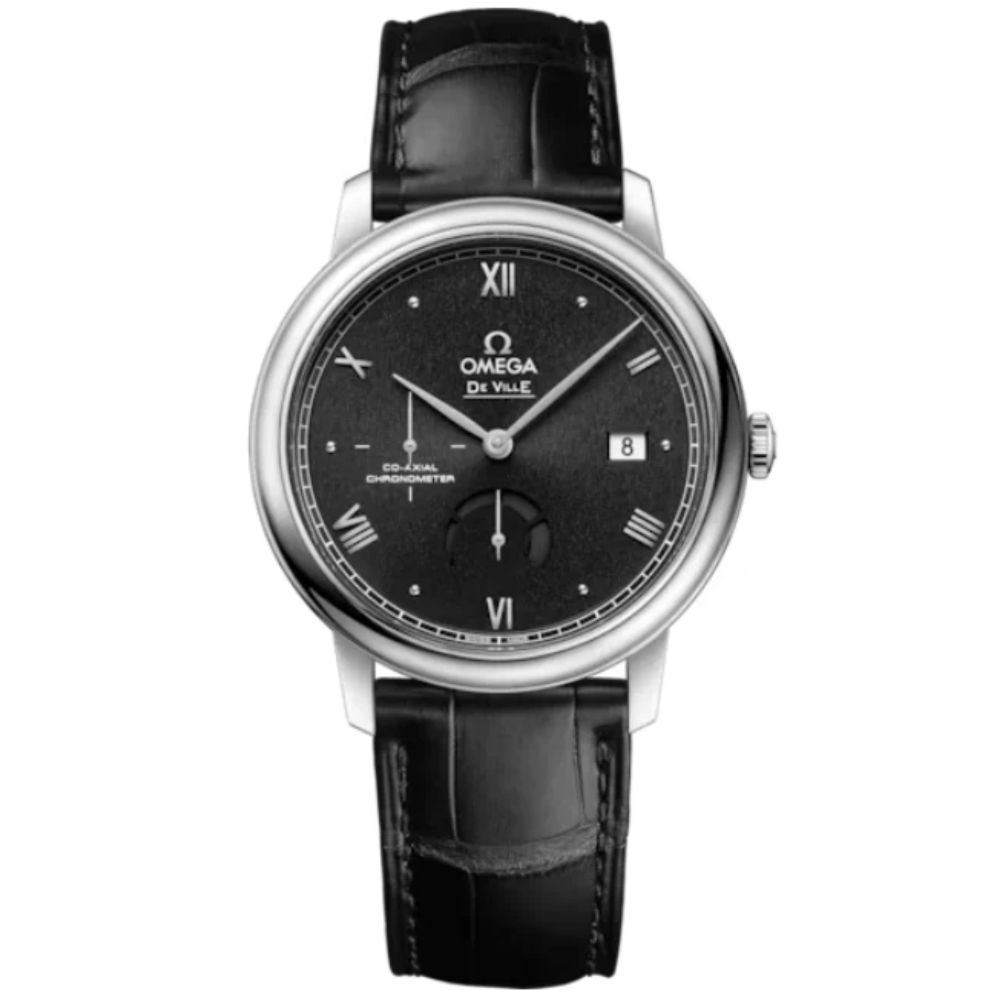 DE VILLE PRESTIGE 39 MM STAINLESS STEEL WITH BLACK DIAL - Omega