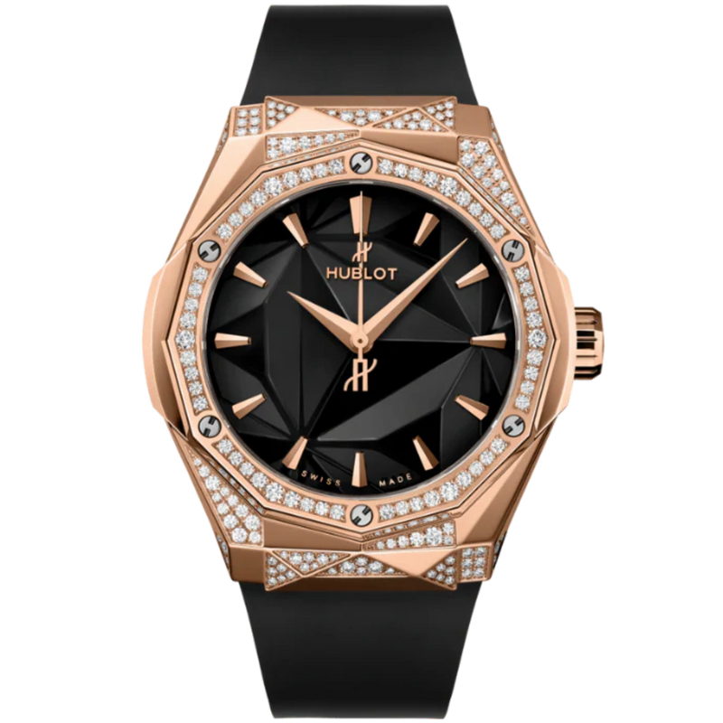 CLASSIC FUSION 40 MM ORLINSKI KING GOLD ALTERNATIVE PAVÉ - Hublot