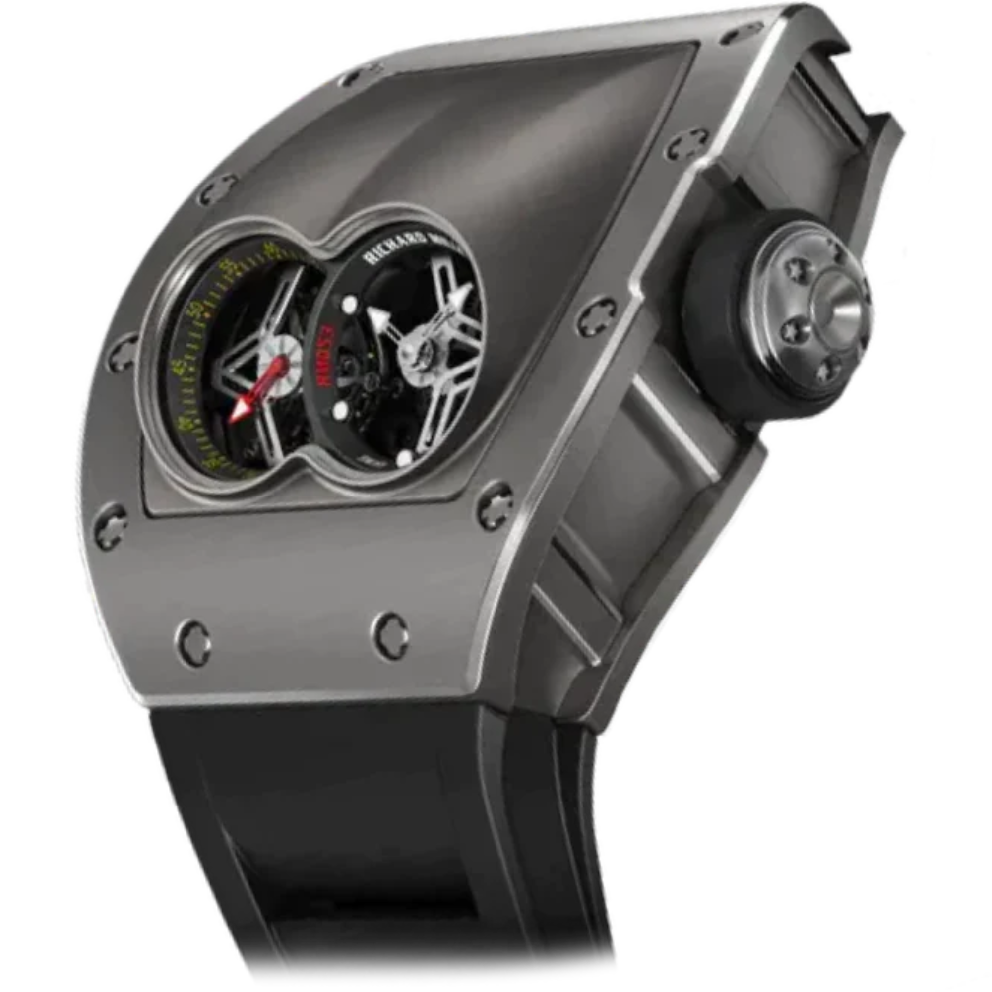 RM 053 Tourbillon Pablo Mac Donough Rubber Strap Micro Blasted Titanium Case - Richard Mille