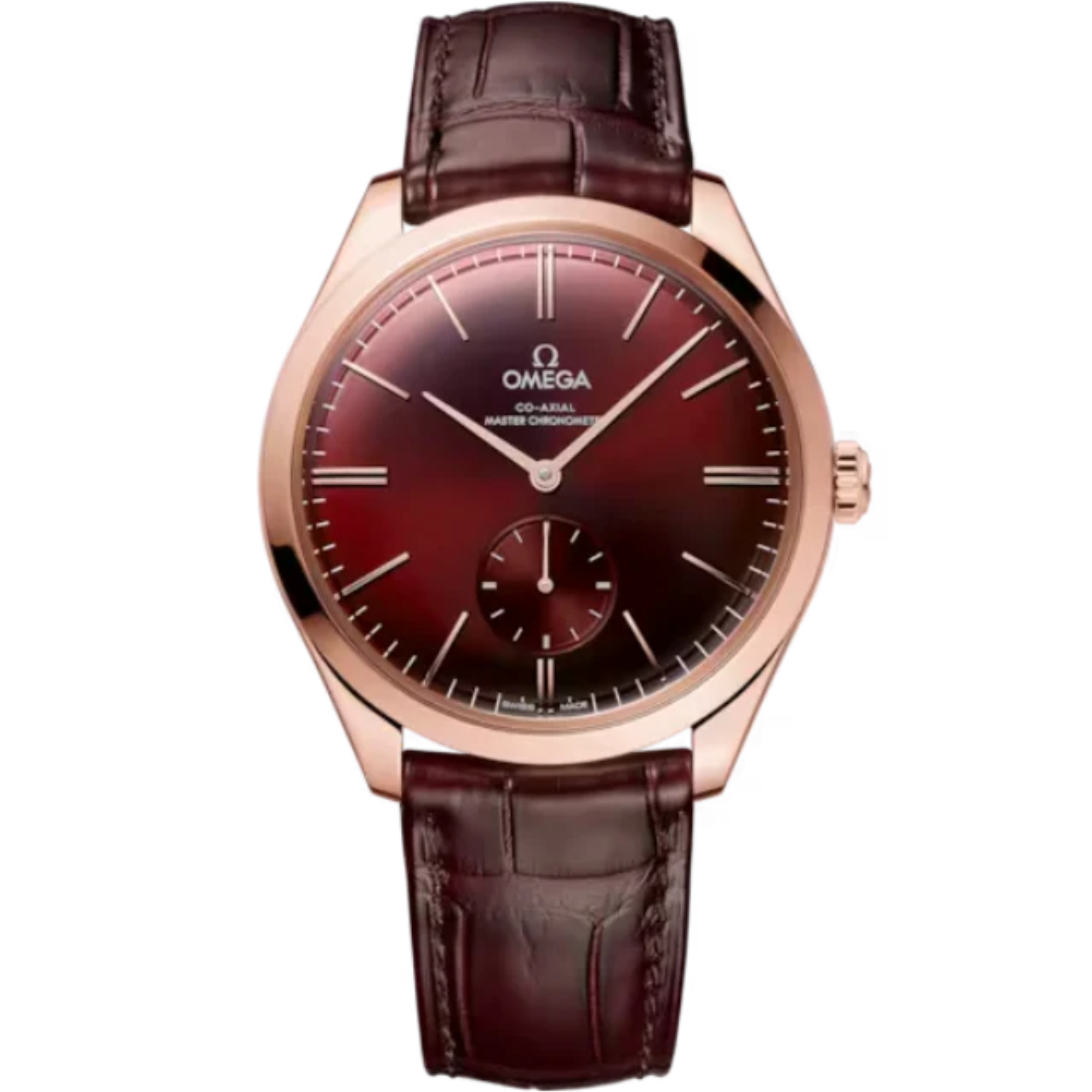 DE VILLE TRÉSOR 40 MM SEDNA™ GOLD WITH RED DIAL - Omega