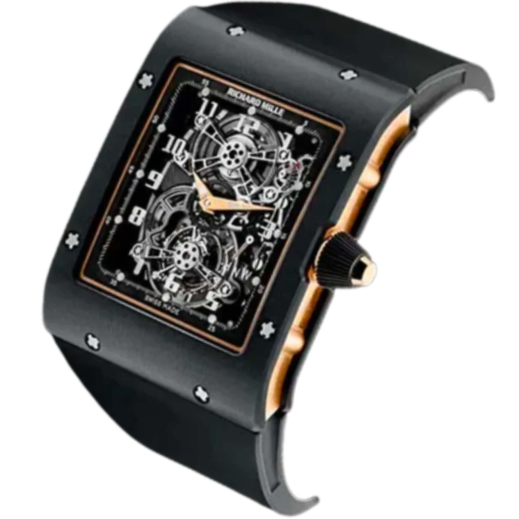 RM 017 Manual Winding Tourbillon Extra Flat Rubber Strap Titanium Case - Richard Mille