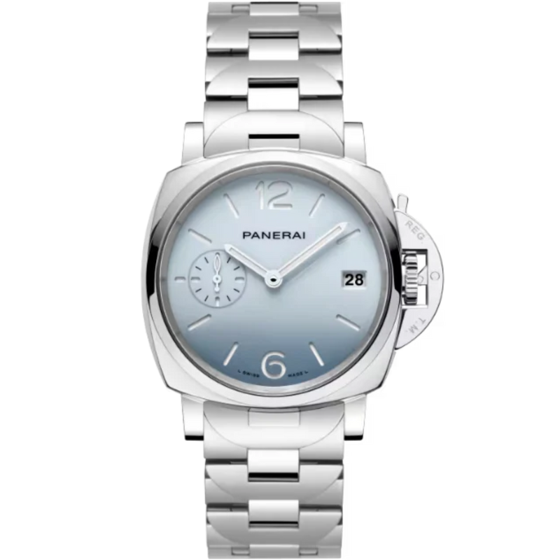 LUMINOR DUE PASTELLO PAM01309 38 MM STAINLESS STEEL WITH BLUE DIAL - Panerai