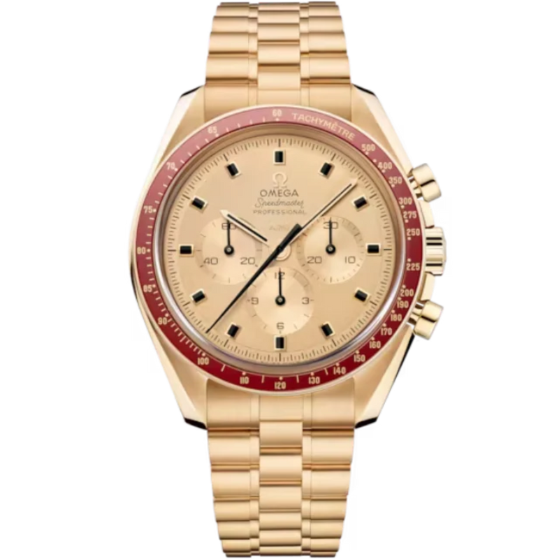SPEEDMASTER ANNIVERSARY SERIES APOLLO 11 50TH ANNIVERSARY 42 MM MOONSHINE™ GOLD WITH YELLOW DIAL - Omega