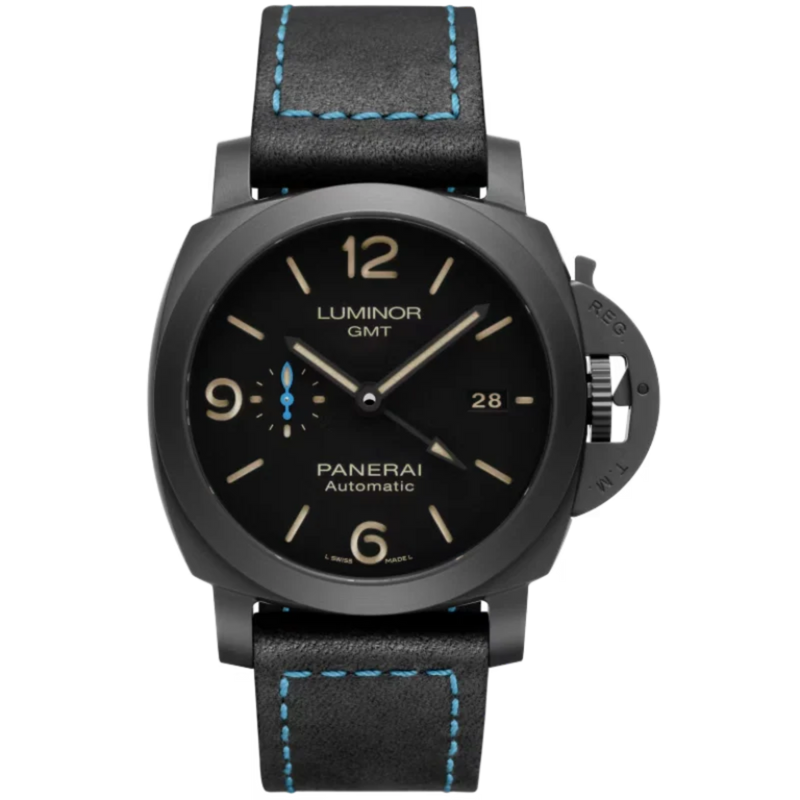 LUMINOR GMT PAM01441 44 MM CERAMIC WITH BLACK DIAL - Panerai