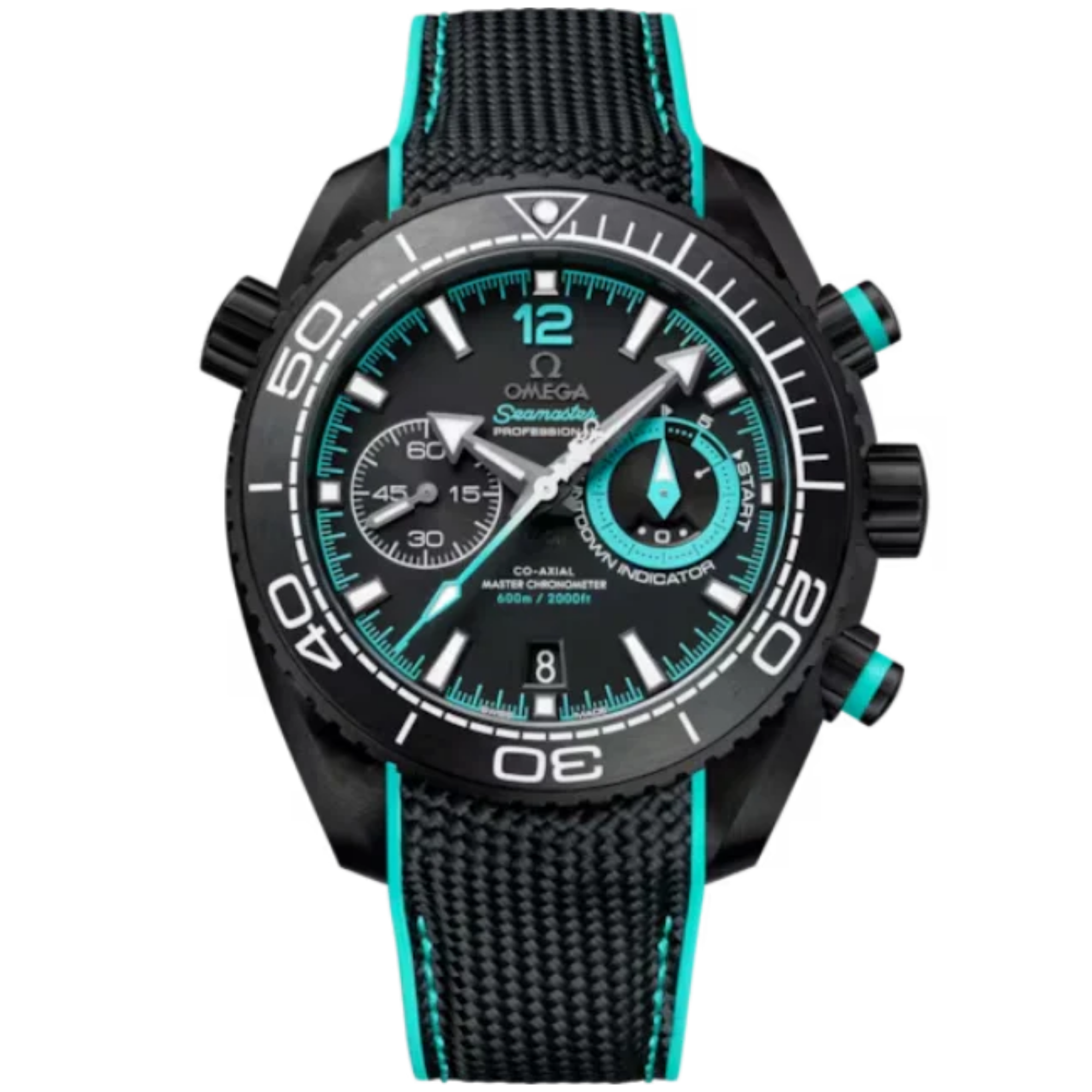 SEAMASTER PLANET OCEAN 600M "ETNZ" DEEP BLACK 45 MM BLACK CERAMIC WITH BLACK DIAL - Omega
