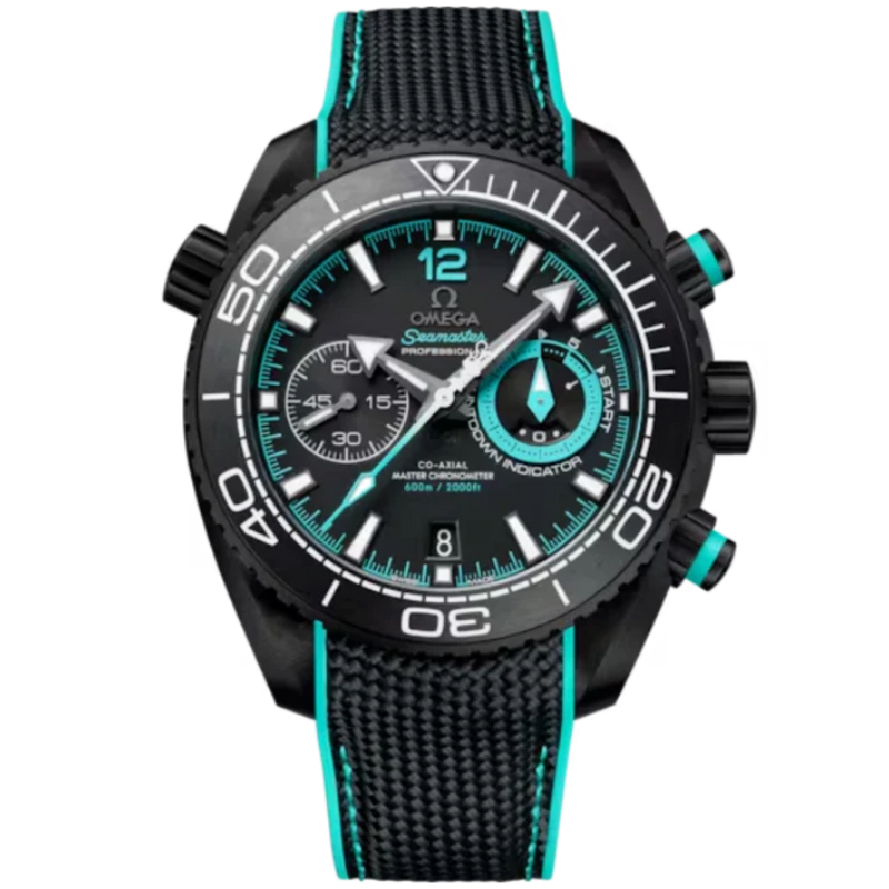 SEAMASTER PLANET OCEAN 600M "ETNZ" DEEP BLACK 45 MM BLACK CERAMIC WITH BLACK DIAL - Omega