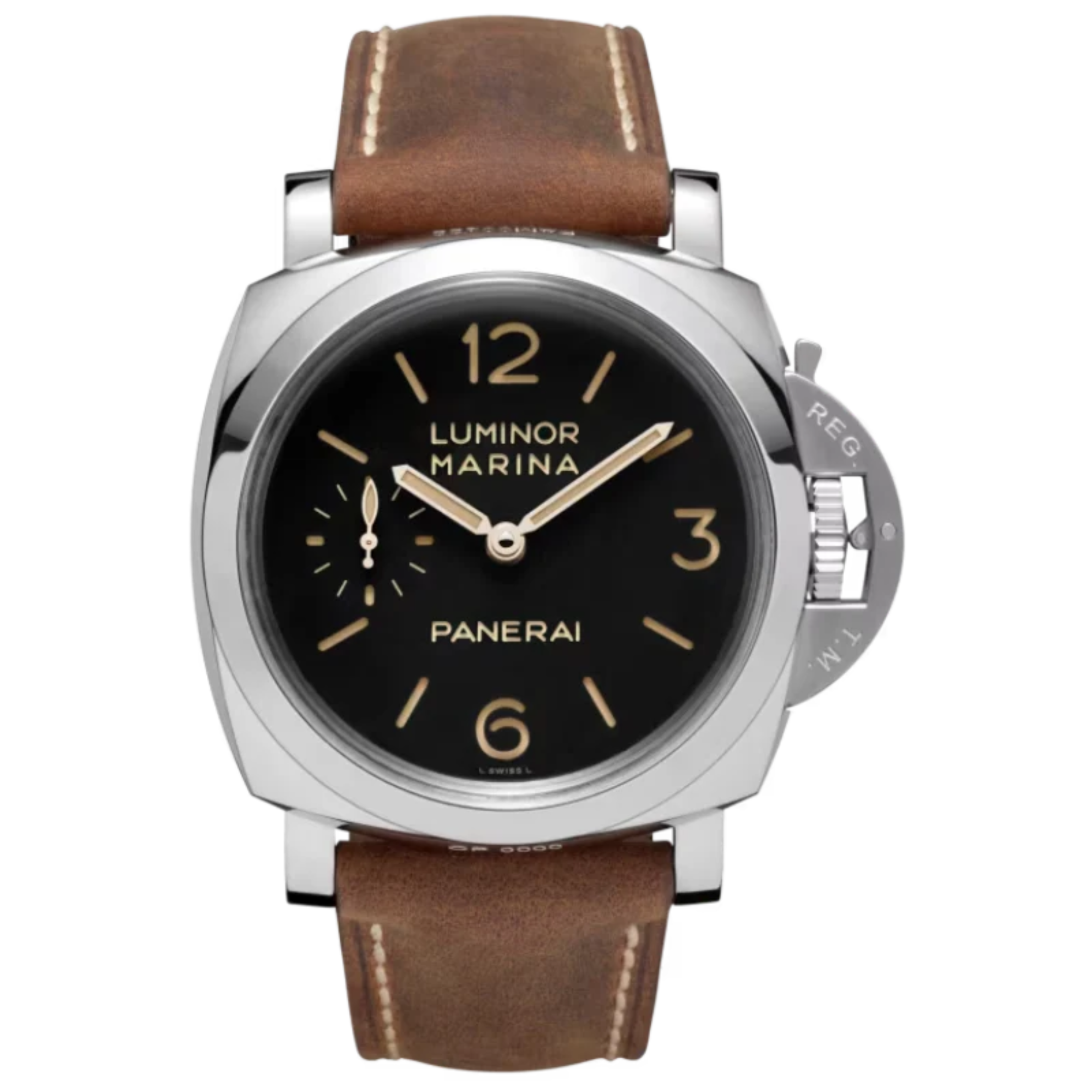 LUMINOR MARINA PAM00422 47 MM STAINLESS STEEL WITH BLACK DIAL - Panerai