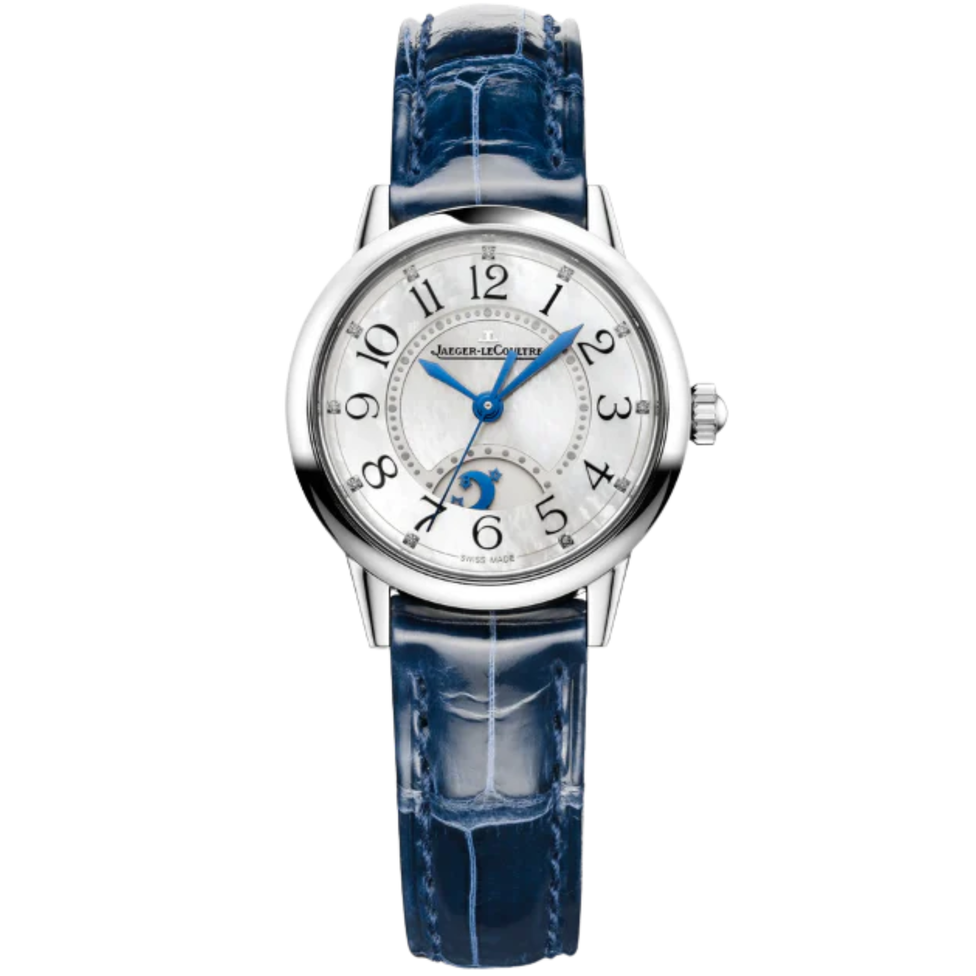 RENDEZ-VOUS CLASSIC NIGHT & DAY 29 MM STAINLESS STEEL WITH SILVER GREY AND MOTHER OF PEARL DIAL - Jaeger-LeCoultre