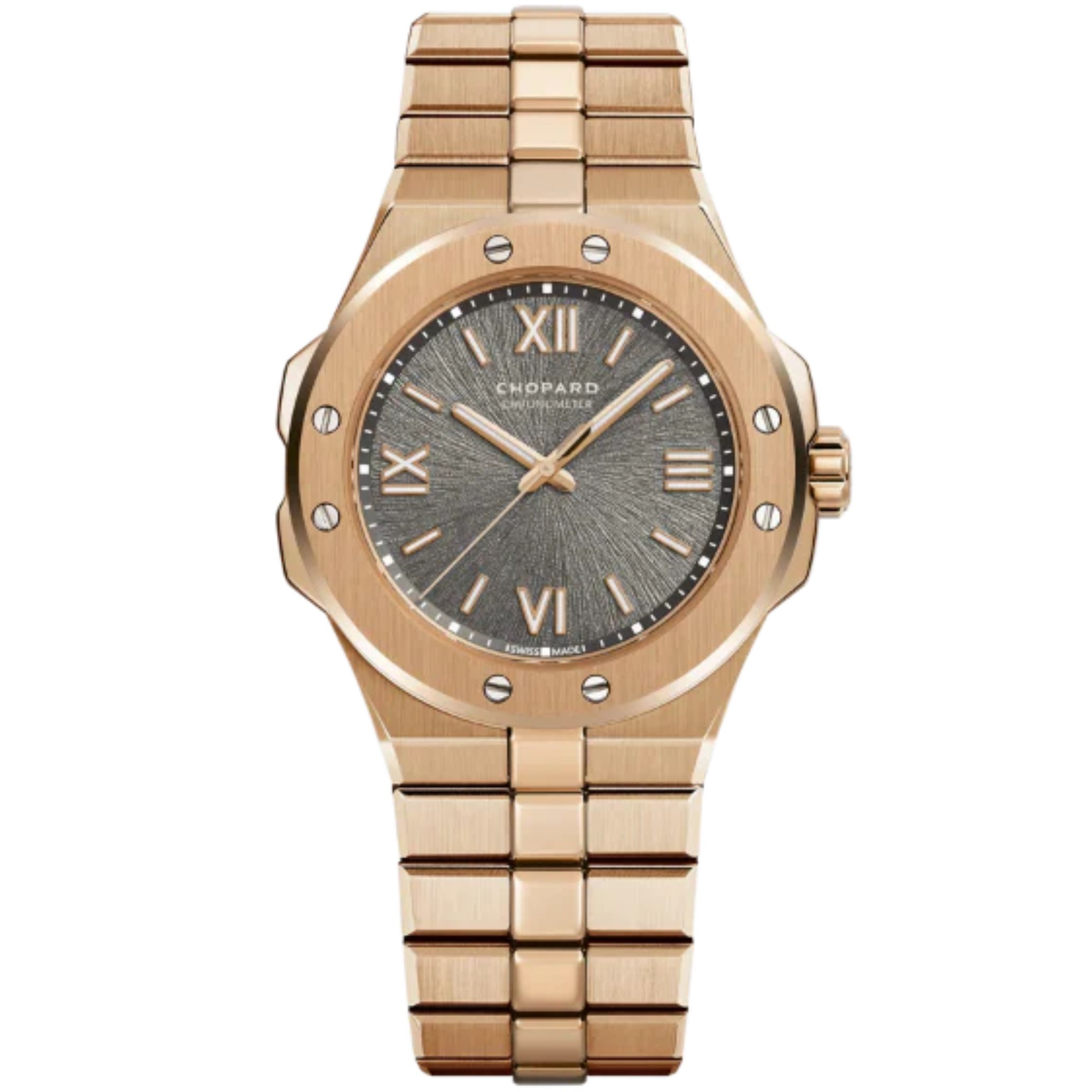 ALPINE EAGLE 36 MM ETHICAL ROSE GOLD WITH GREY DIAL - Chopard