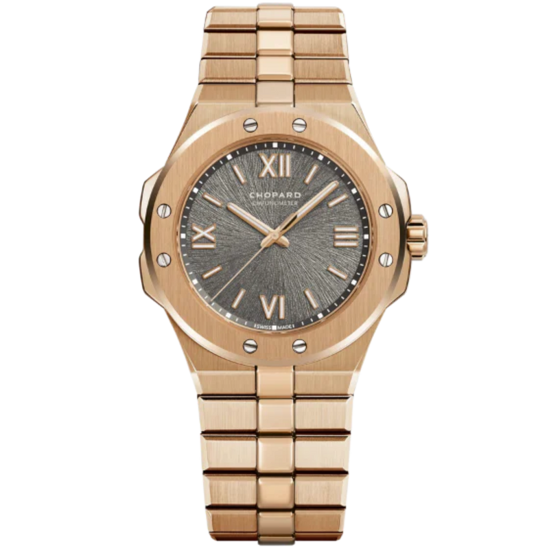 ALPINE EAGLE 36 MM ETHICAL ROSE GOLD WITH GREY DIAL - Chopard