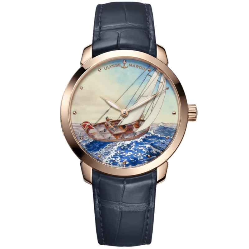 CLASSICO MANARA MANUFACTURE 40 MM ROSE GOLD WITH WHITE DIAL - Ulysse Nardin
