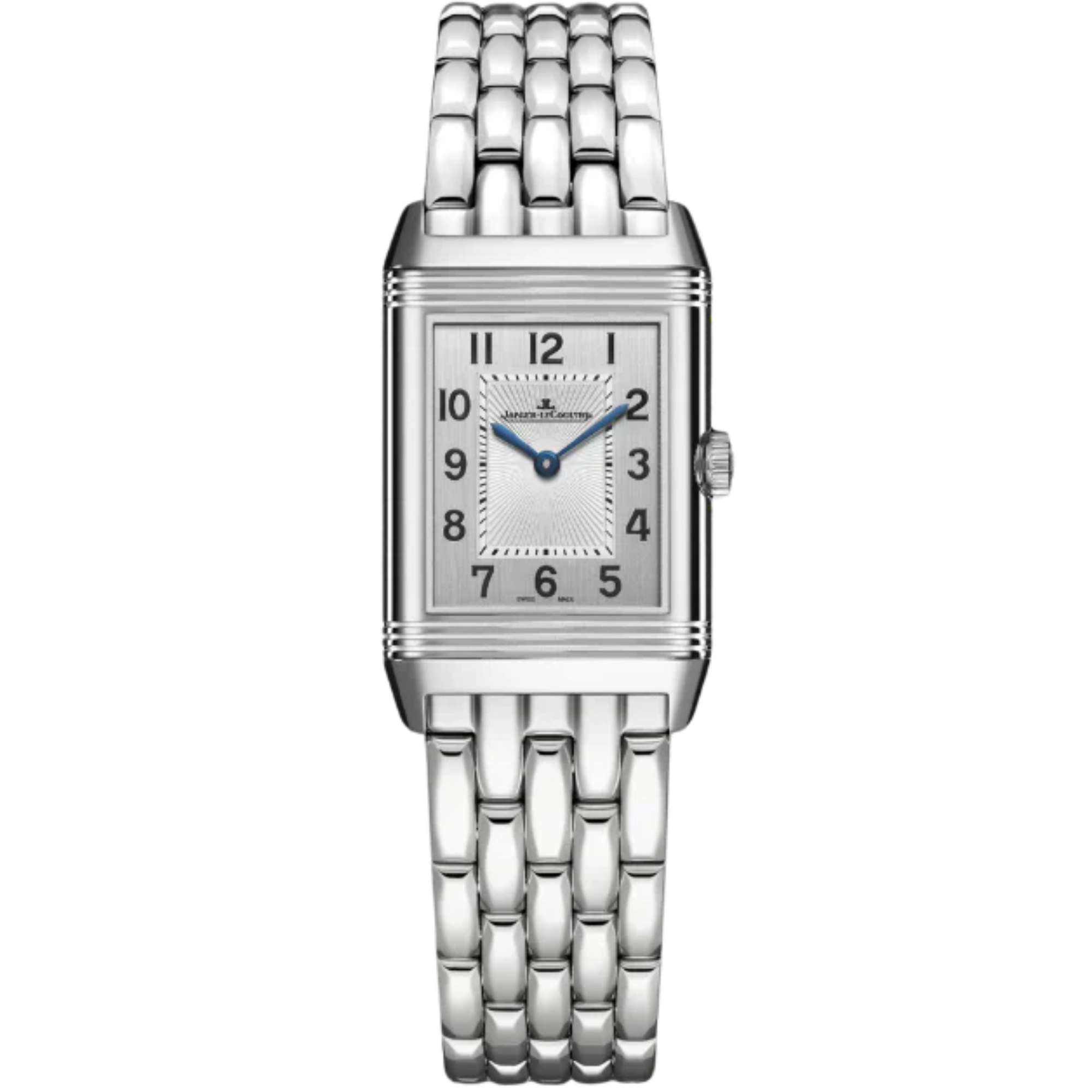 REVERSO CLASSIC DUETTO 34 MM STAINLESS STEEL WITH SILVER GREY AND GUILLOCHE BLACK DIAL - Jaeger-LeCoultre