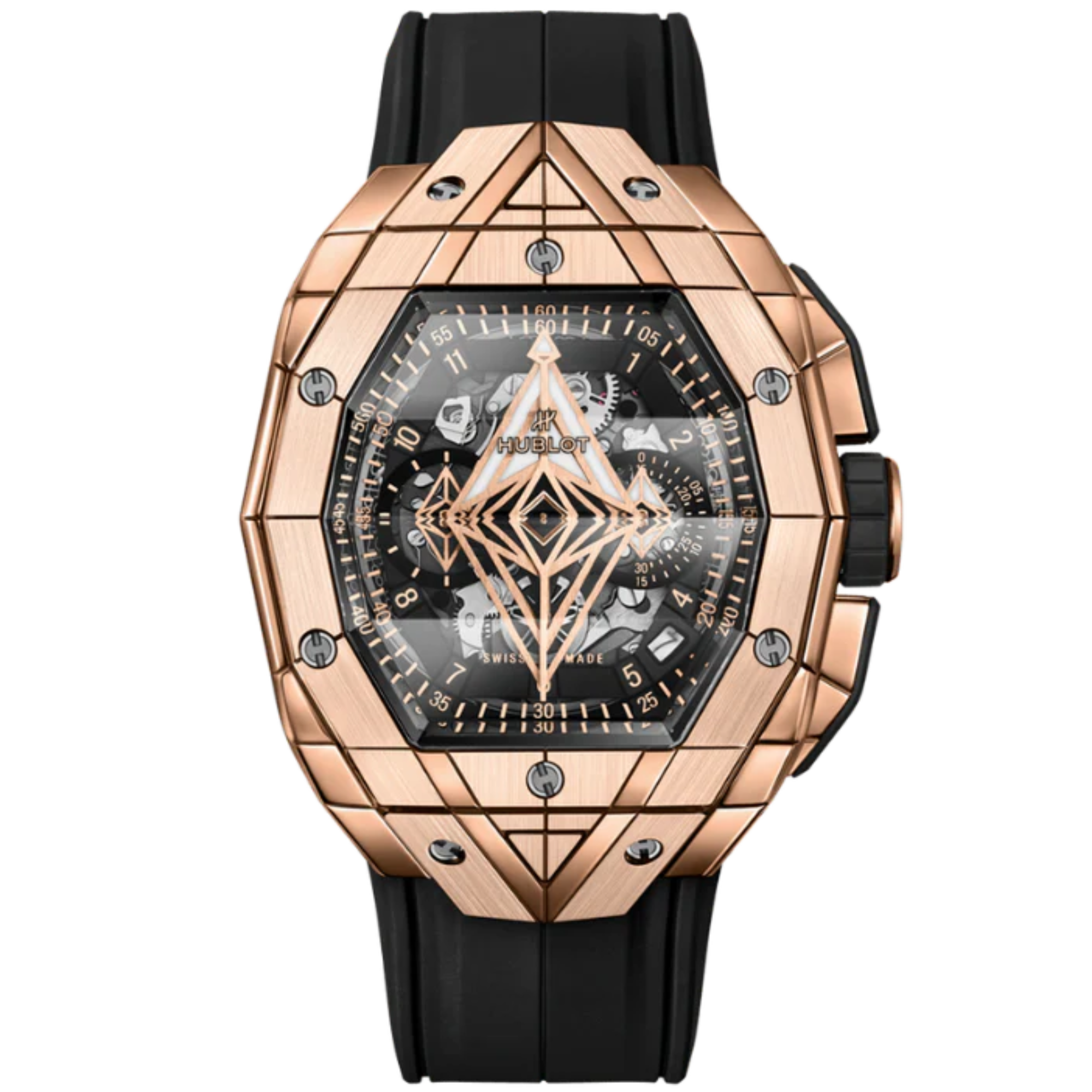 SPIRIT OF BIG BANG 42 MM SANG BLEU KING GOLD - Hublot