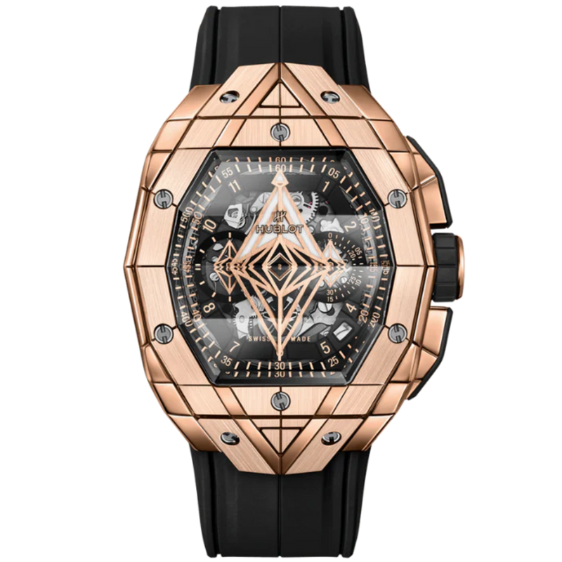 SPIRIT OF BIG BANG 42 MM SANG BLEU KING GOLD - Hublot