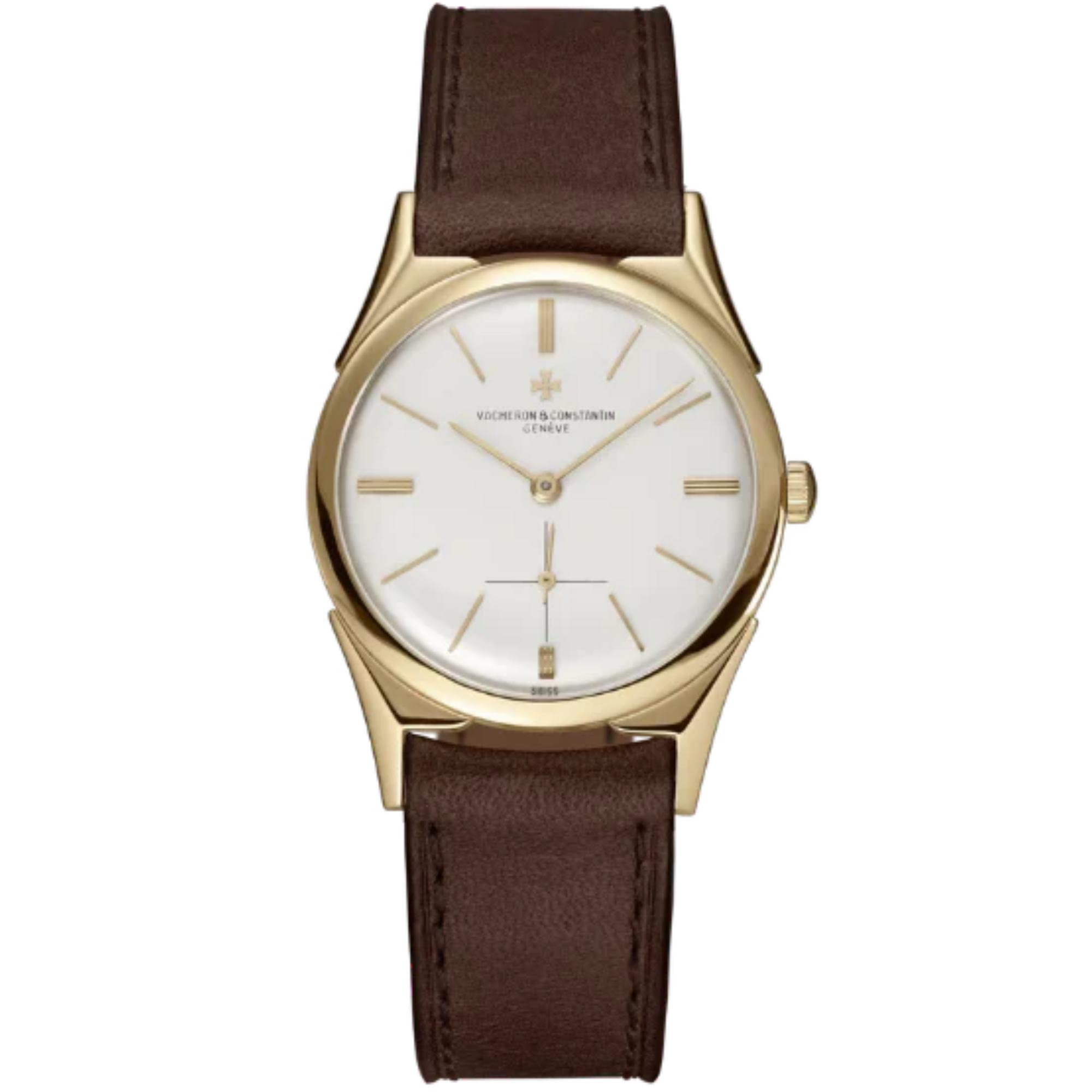 LES COLLECTIONNEURS REFERENCE 6068 32 MM YELLOW GOLD WITH WHITE DIAL - Vacheron Constantin